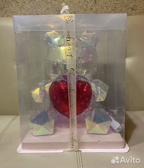 Ночник мишка с сердцем