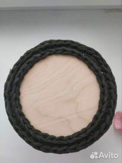 Копилка. Корзина из трикотажной пряжи