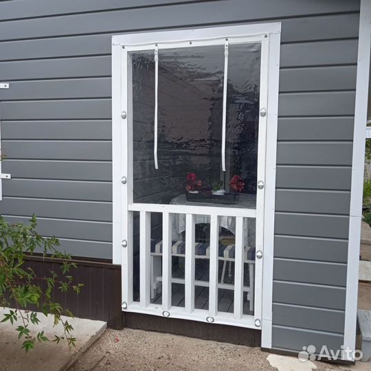 Мягкие окна для беседки