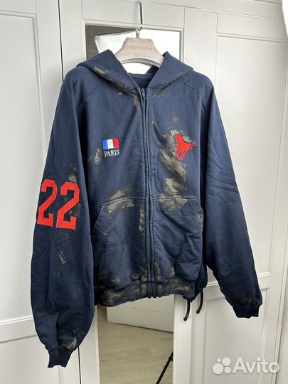 Balenciaga Distressed Polo Худи