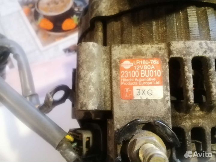 Генератор от ниссан альмера