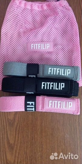 Набор тканевых фитнес резинок fitfill