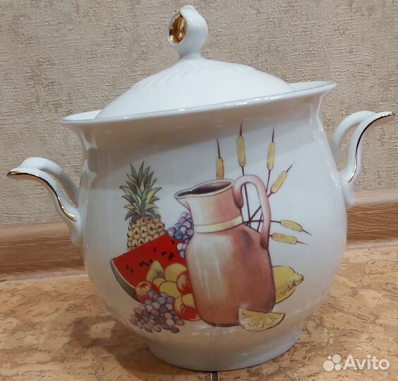 Супница Полонский фарфоровый завод