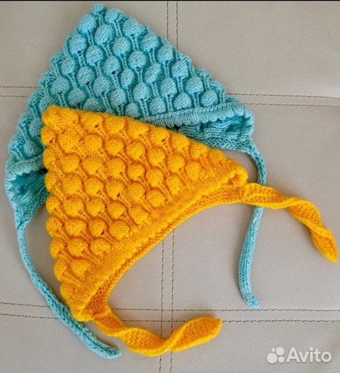 Шапка вязаная детская новая