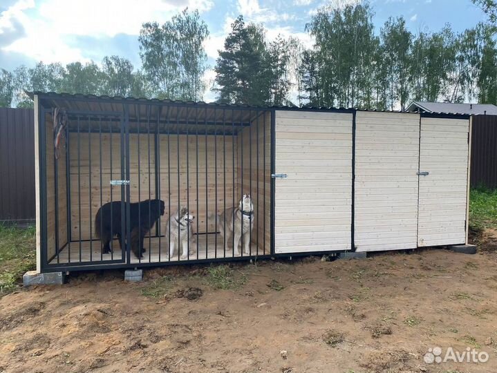 Вольер для собак опыт 6 лет