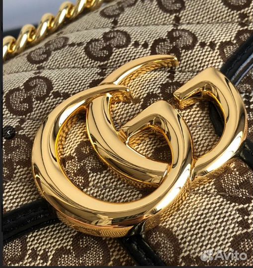 Сумка женская Gucci Marmont mini bag canvas