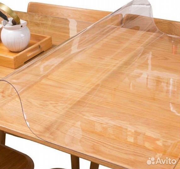 Гибкое стекло, прозрачная скатерть, плёнка пвх