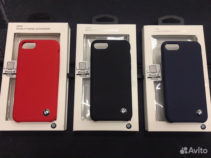 Silicone Case BMW iPhone 7 / 8 Red