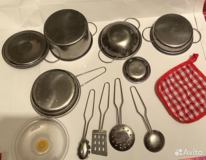 Игрушечная посуда металлическая для детей