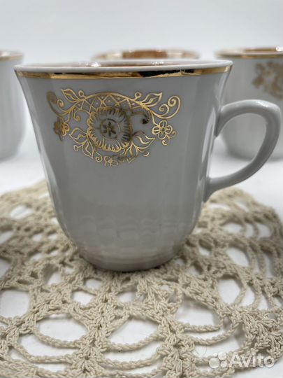 Чашки ''Вензеля'' Сумской фз 80-е гг Винтаж СССР