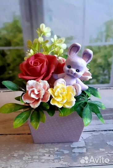 Праздничные букеты из мыла на любой праздник