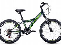 Велосипед Forward dakota 20 2.0 (2021) чёрно-зелён
