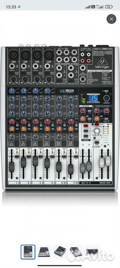 Микшерный пульт Behringer xenyx X1204USB