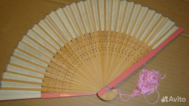 Веер. Дерево. Бумага. Китай