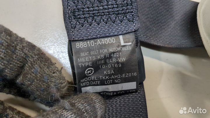 Ремень безопасности левый передний киа Carens