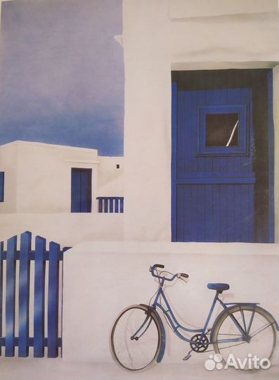 Постер с велосипедом