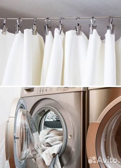 Стирка и химчистка штор под ключ