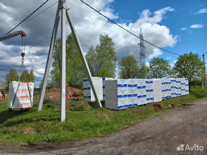 Газоблок Пеноблок 1 сорт ГОСТ Газобетонный блок
