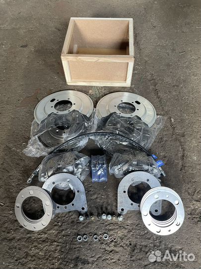 Дисковые тормоза УАЗ задний мост перфорация