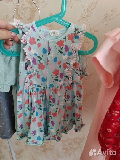 Платья для девочки 74 80 86