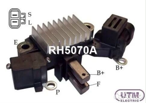 Регулятор генератора + щеткодержатель isuzu UTM