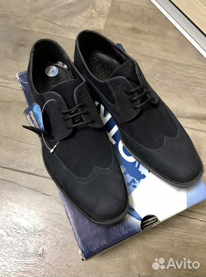 Туфли замшевые новые