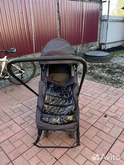 Детские санки коляска