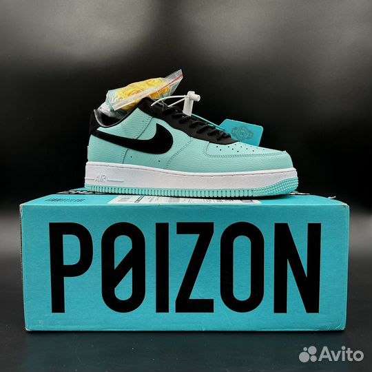 Кроссовки Nike air force 1 tiffany &co