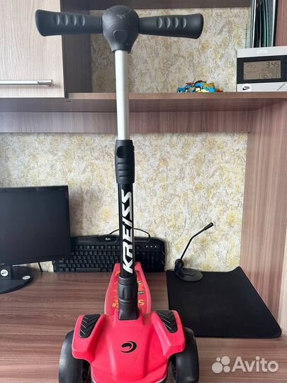 Самокат Kreiss Премиум+ 3 колесный G019