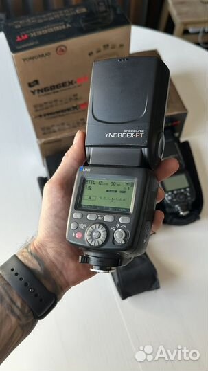 Вспышки Yongnuo 686EX-RT, 600EX-RT, синхр E3-RTii