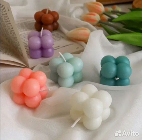 Ароматическая свеча ручной работы