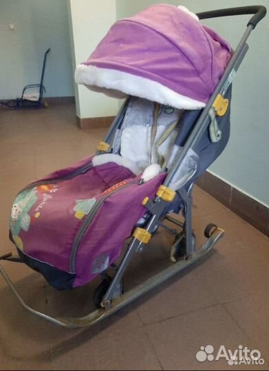 Санки коляска ника 7 2