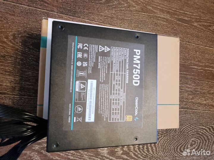 Блок Питания 750w Deepcool pm750d 80+ Gold
