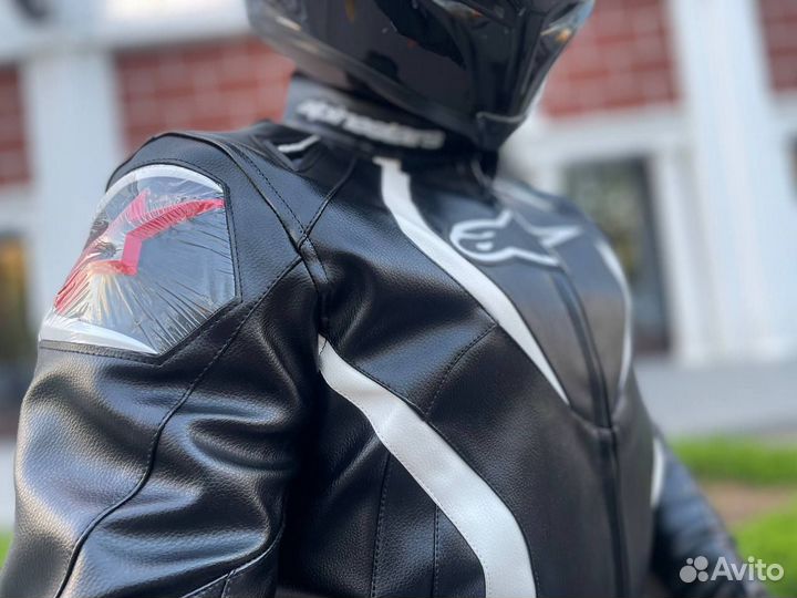 Кожаная мотокуртка Alpinestars