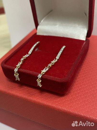 Золотые серьги проба 585 Арт.005309340123