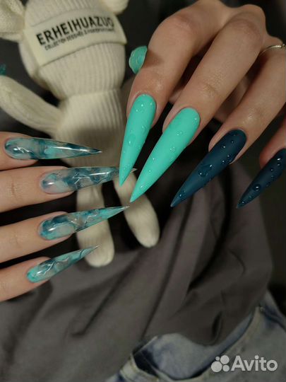 Маникюр Наращивание ногтей Покрытие крейзи дизайн