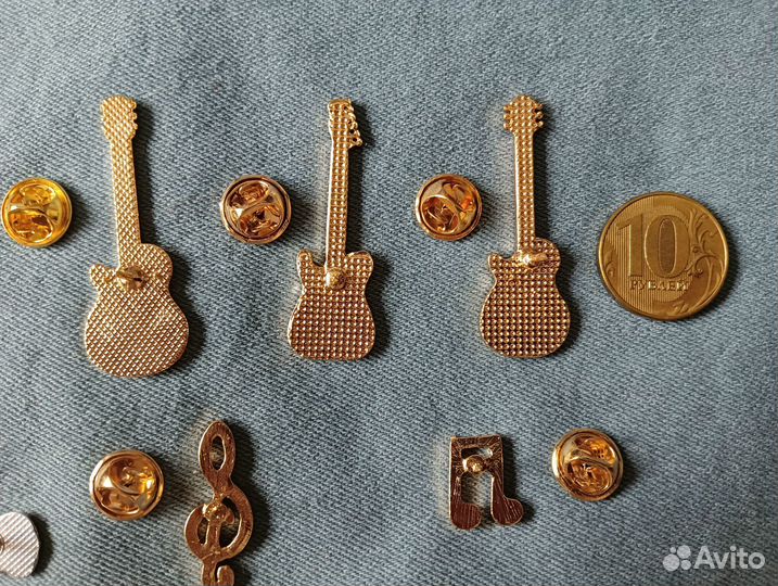 Скрипичный ключ, нота, бас-гитара, Gibson значки