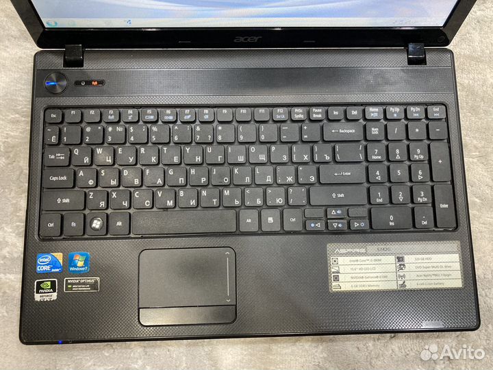 Acer aspire 5742G (pew71)
