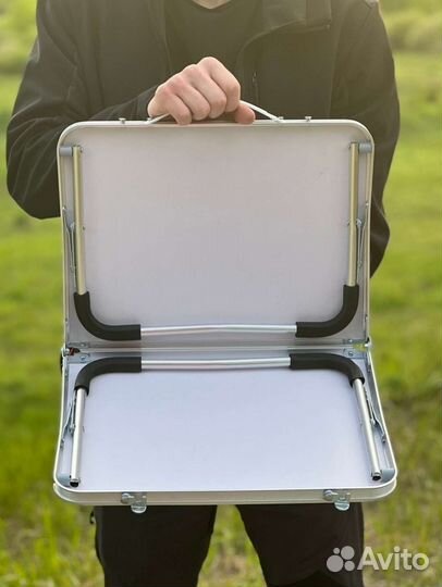 Столик складной туристический алюминевый