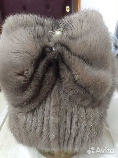 Шапка норковая женская б.у