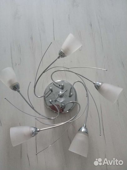 Люстра потолочная бу