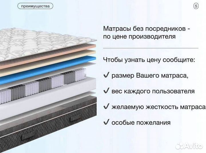 Матрас Новый