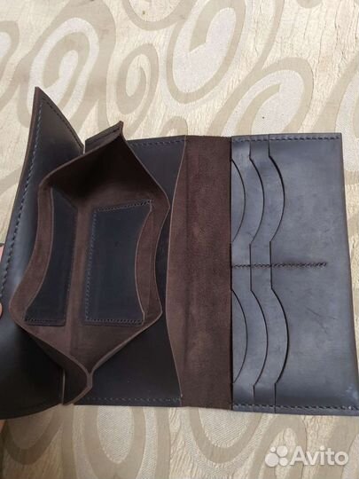 Портмоне мужское натуральная кожа
