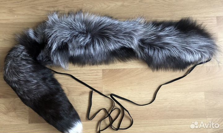 Горжетка из финской чернобурки новая