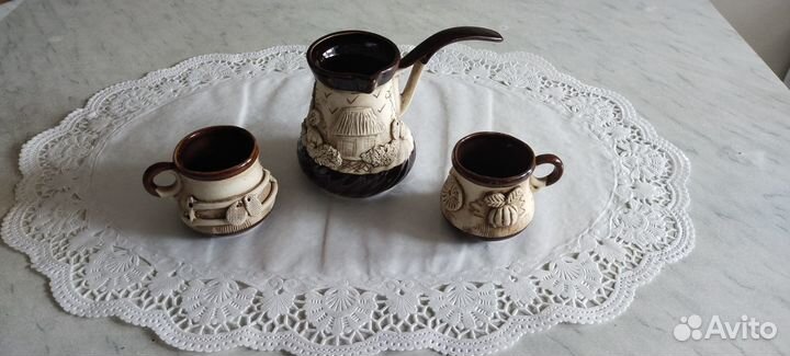 Кофейный набор керамика новый
