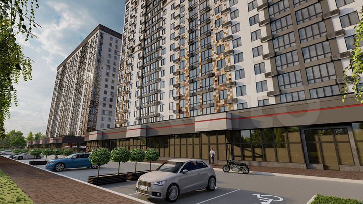 2-к. квартира, 58,8 м², 10/17 эт.