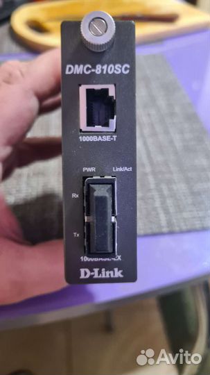 Медиаконвертер D-Link DMC-810SC