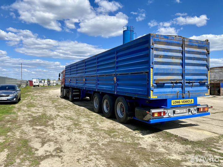 Полуприцеп бортовой зерновоз