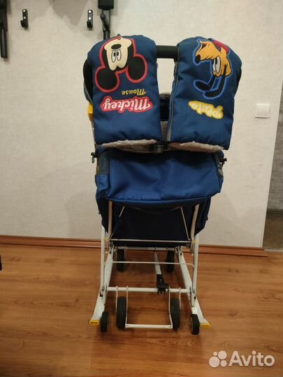 Детские санки коляска nika