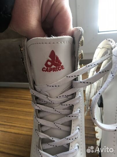 Коньки для девочки 7 1/3, 27 р, 17 см